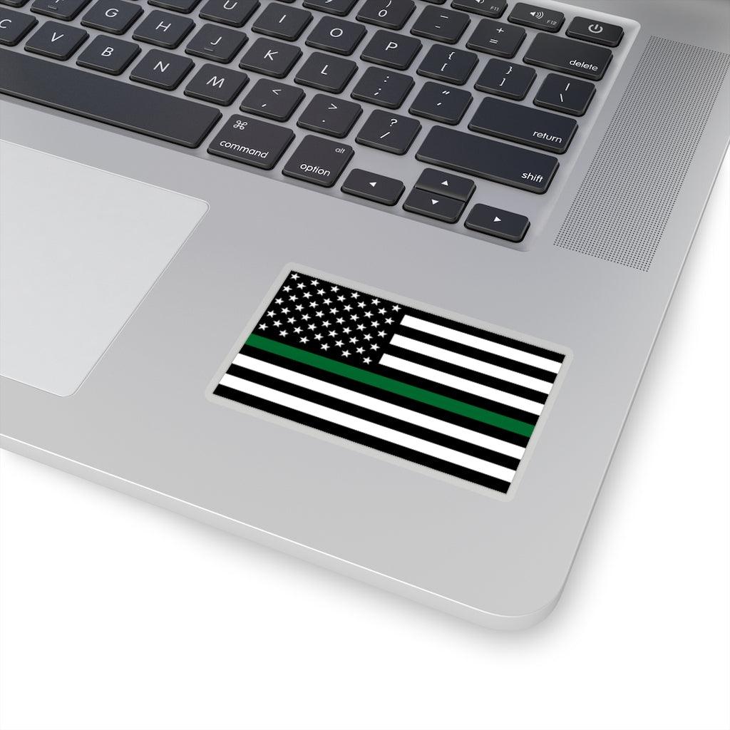 Thin Green Line Sticker - Art Unlimited