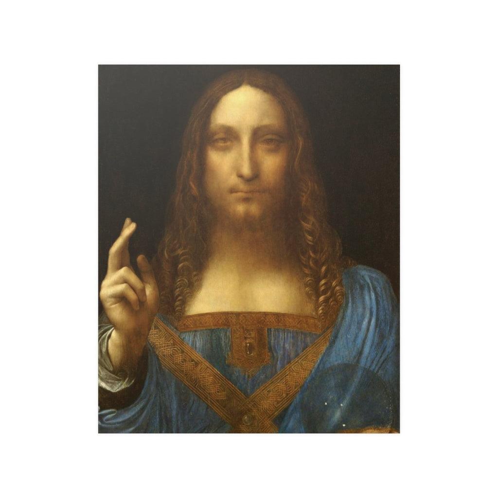 Salvator Mundi Leonardo Da Vinci Restored Print Poster - Art Unlimited