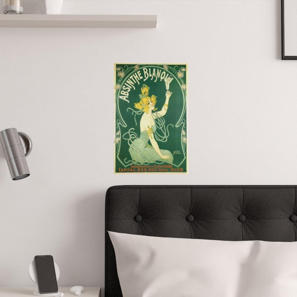 Absinthe Vintage Blanqui Ad Print Poster - Art Unlimited