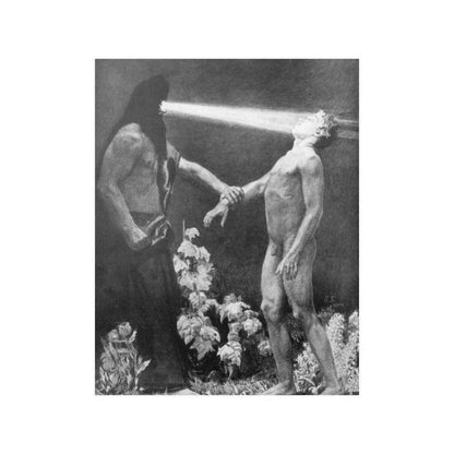 Sascha Schneider - Hypnosis Vintage German Occult Print Poster - Art Unlimited