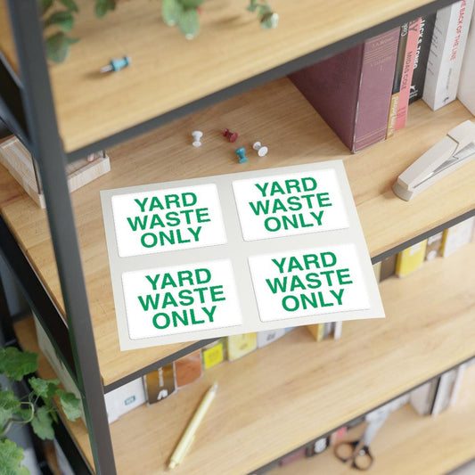 Yard Waste Only Sticker Sheet - Art Unlimited