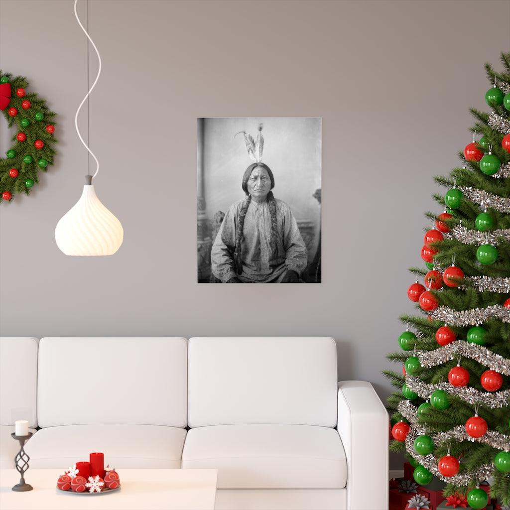 Sitting Bull Portrait Print Poster - Art Unlimited