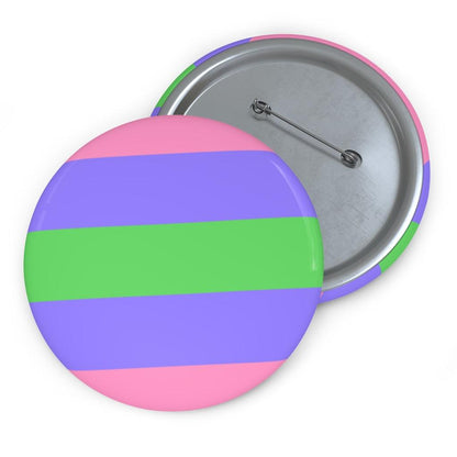 Trigender Pride Flag Pin Button - Art Unlimited