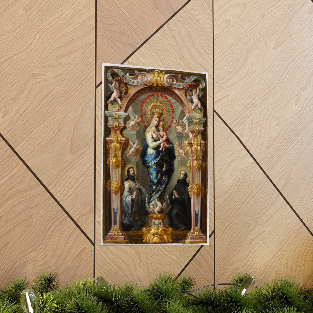 Our Lady Of Good Counsel Bartolome Perez Print Poster