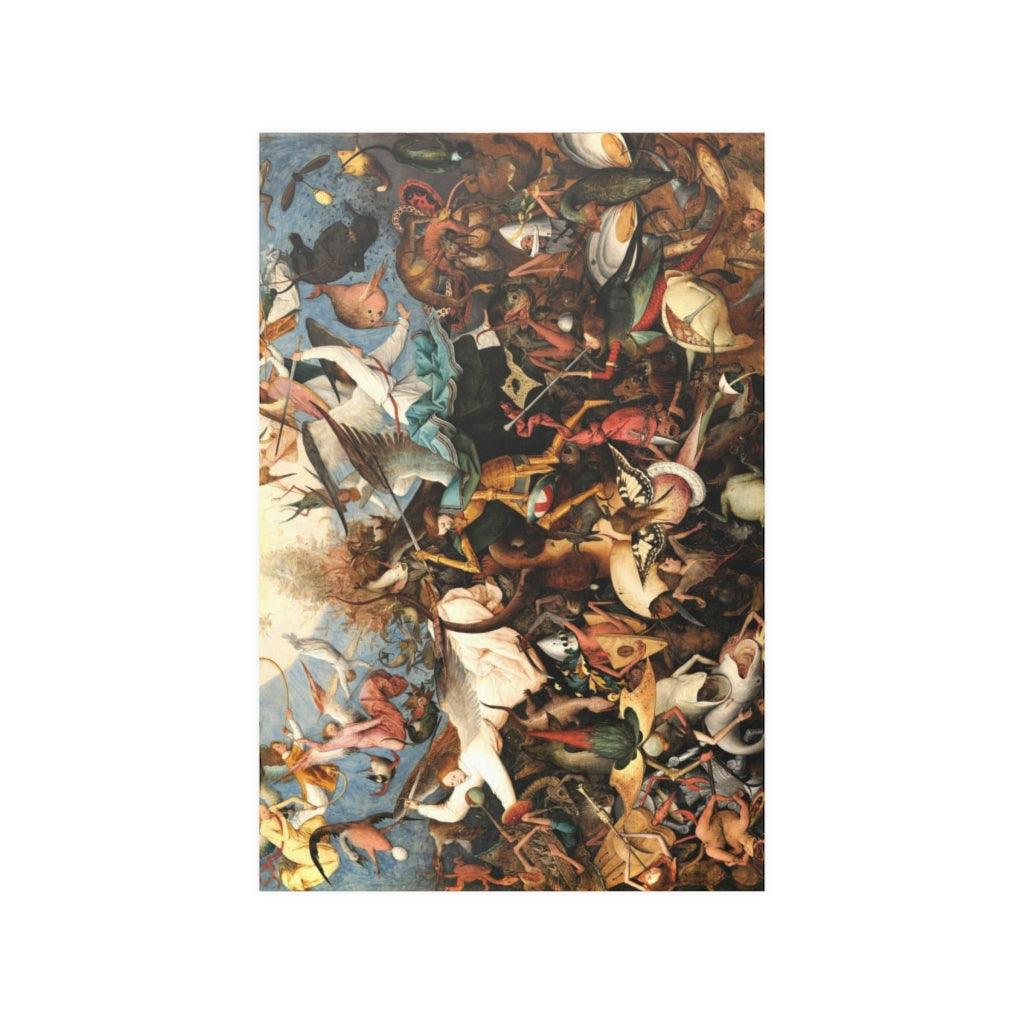 The Fall Of The Rebel Angels 1562 By Pieter Bruegel Print Poster - Art Unlimited