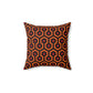Overlook Hotel Carpet - Shining Movie Spun Polyester Square Pillow - Art Unlimited