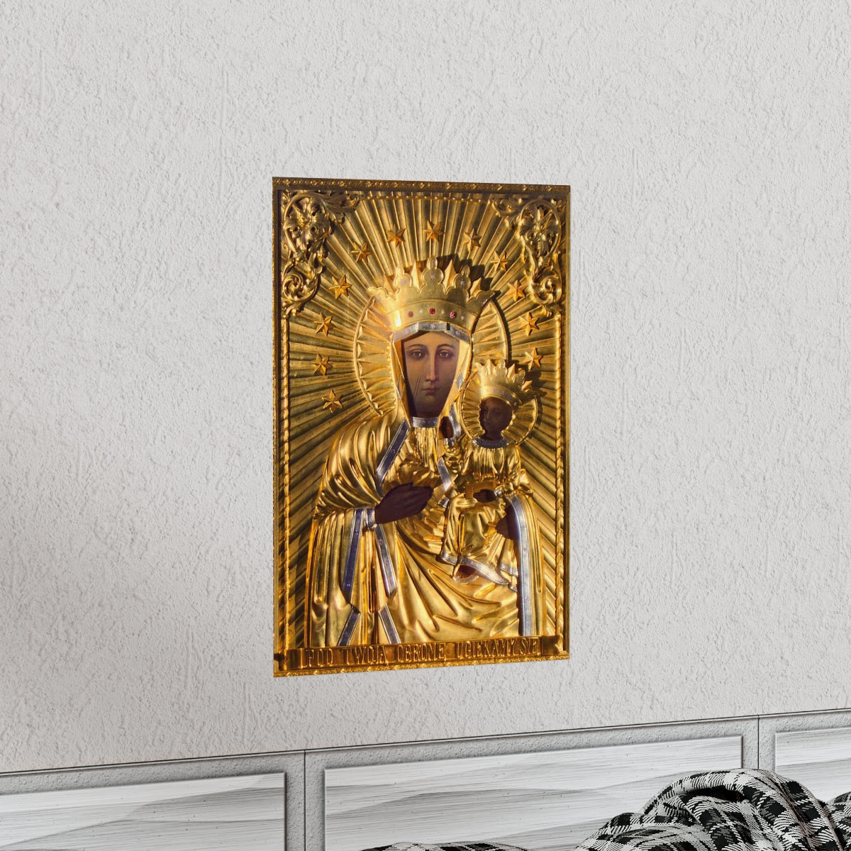 Our Lady Of Czestochowa Black Madonna From Poland Catholic Print Poster