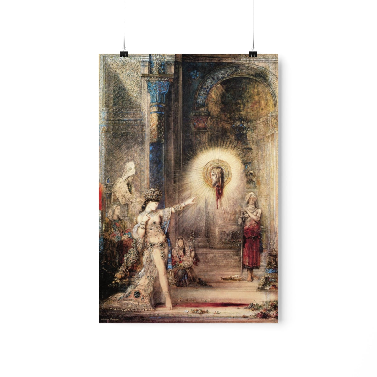 Gustave Moreau The Apparition Print Poster