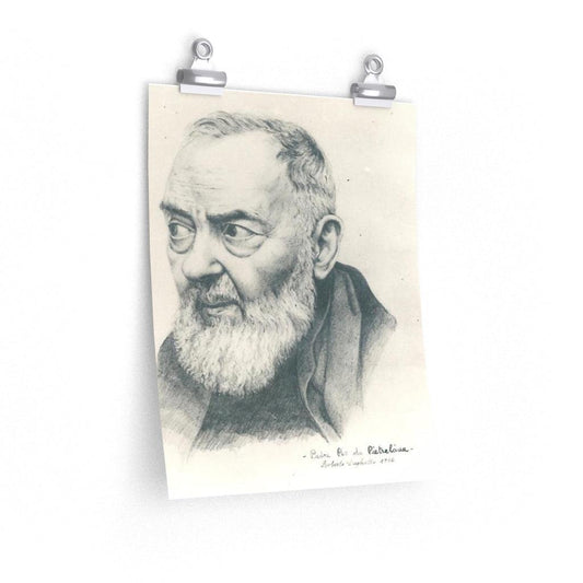 Saint Padre Pio Print Poster - Art Unlimited