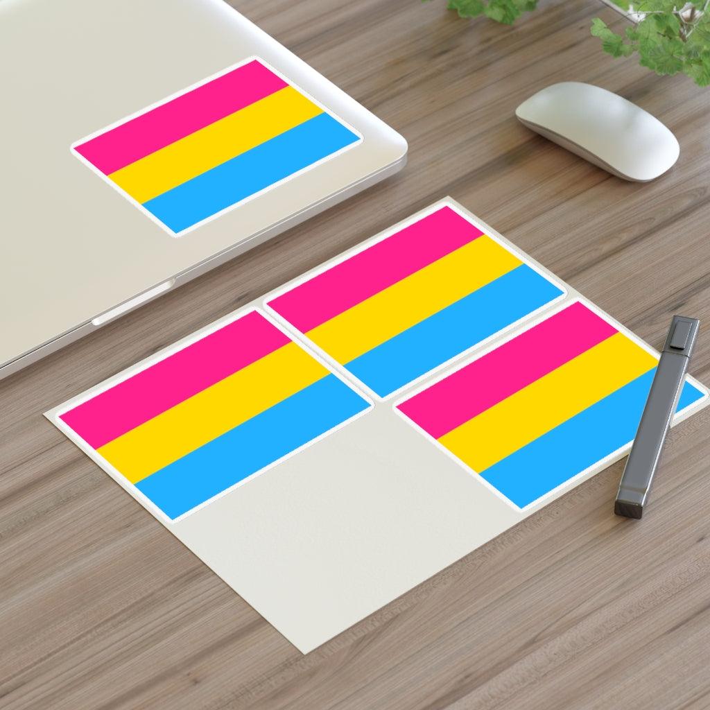 Pansexual Pride Flag Sticker Sheet - Art Unlimited