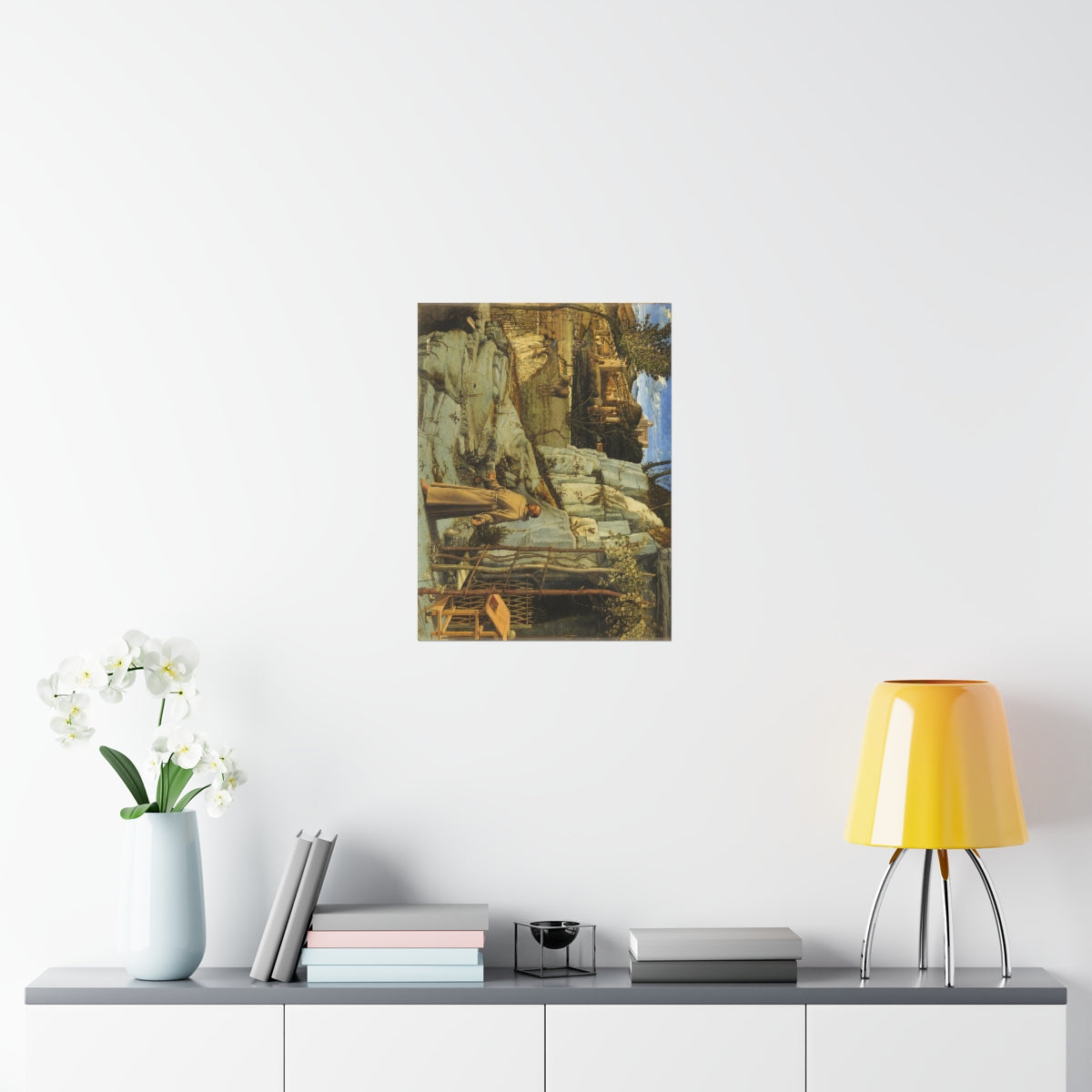 Saint Francis In The Desert By Giovanni Bellini Print Poster