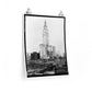 Terminal Tower Construction - 1927 Photo - Cleveland - Black And White Print Poster - Art Unlimited