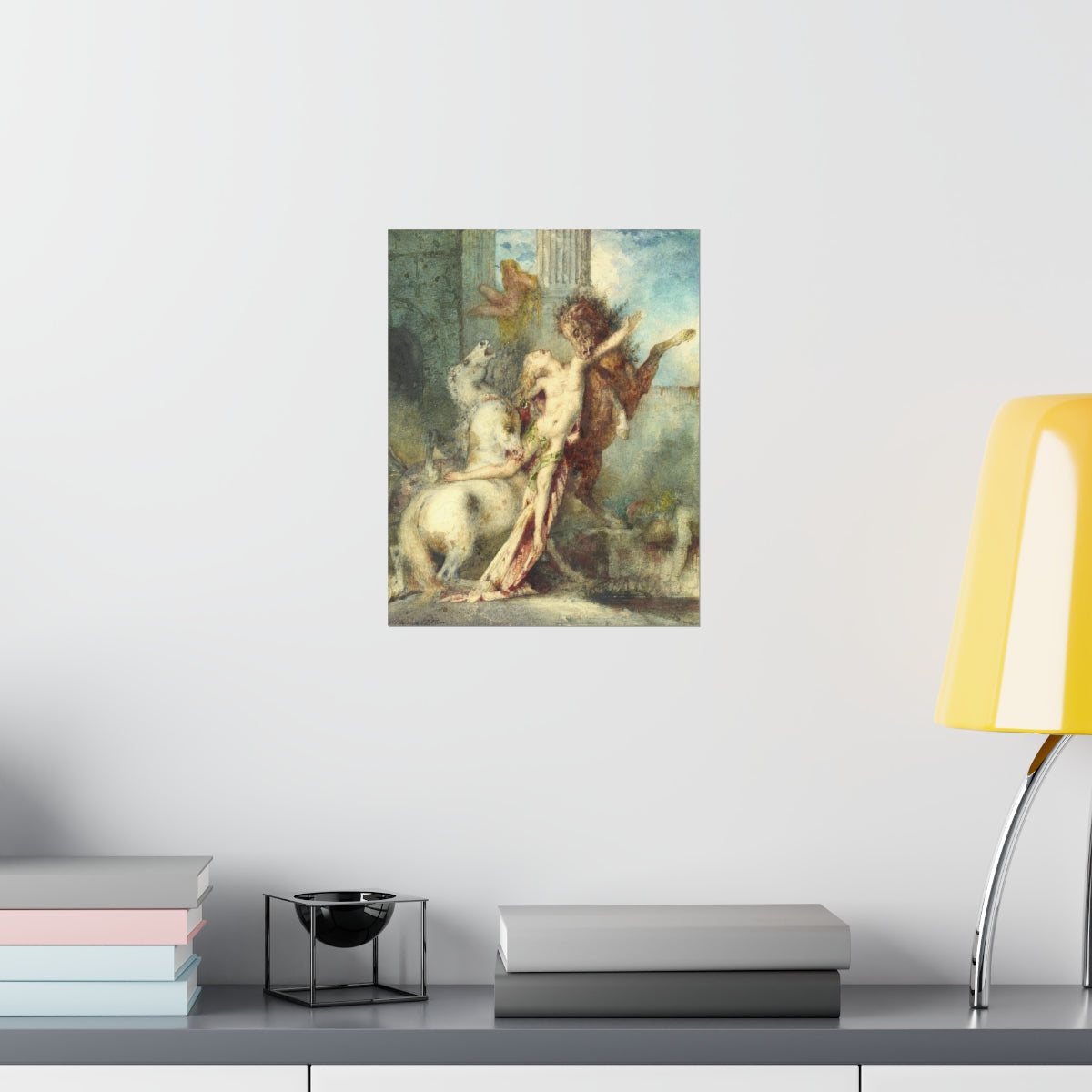 Diomedes Devoured By Horses - Gustave Moreau Print Poster