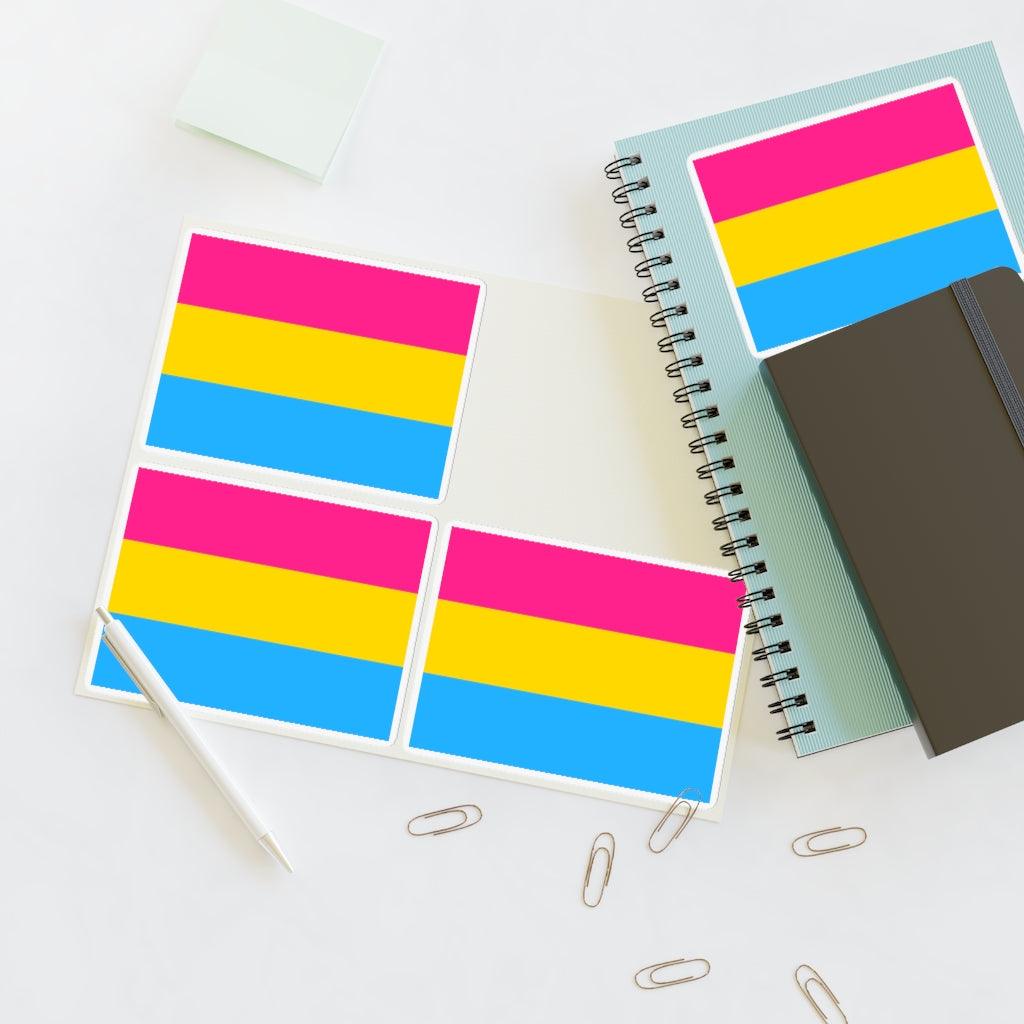 Pansexual Pride Flag Sticker Sheet - Art Unlimited
