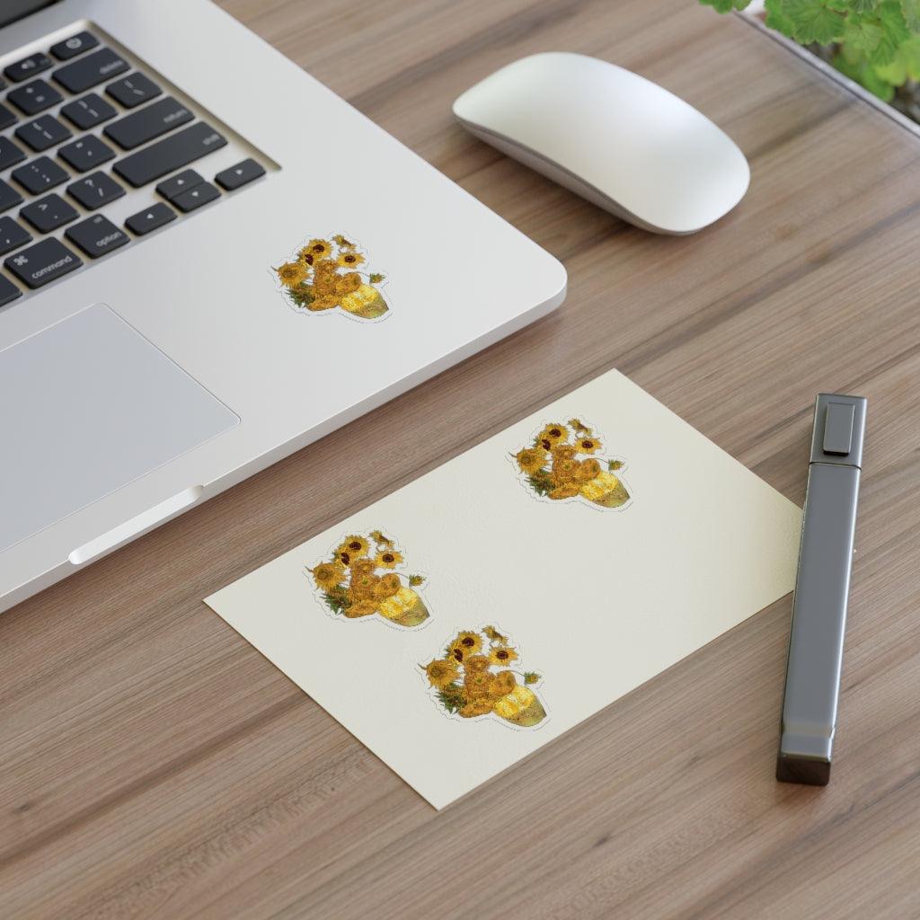 Vincent Van Gogh Sunflowers Sticker Sheet - Art Unlimited