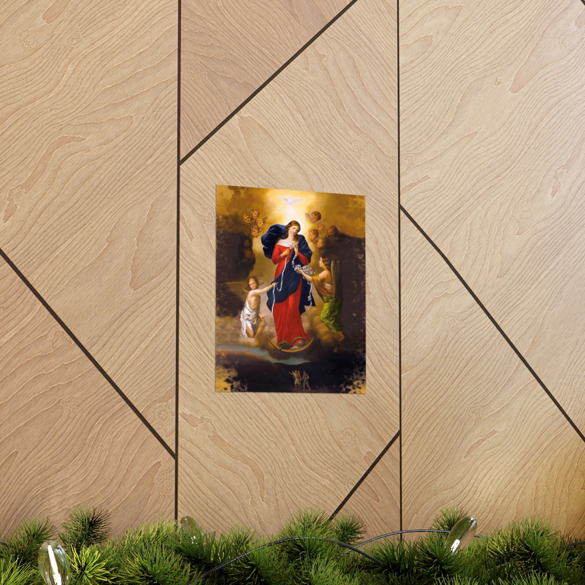 Our Lady Undoer Of Knots Portrait Print Poster