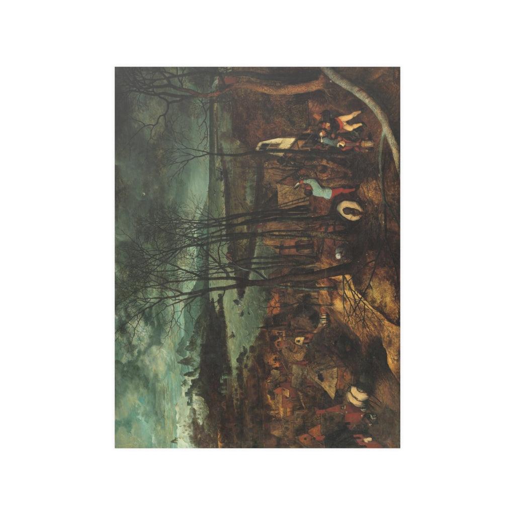 The Gloomy Day - Pieter Bruegel The Elder Print Poster - Art Unlimited
