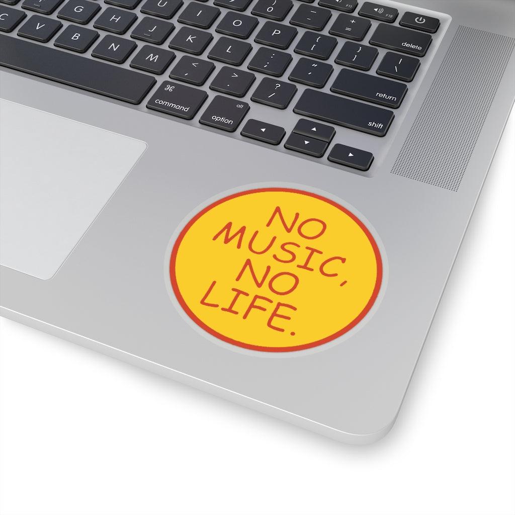 No Music No Life Sticker - Art Unlimited