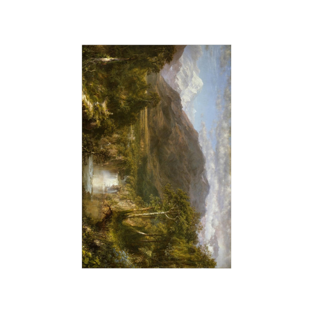 Frederic Edwin Church - The Heart Of The Andes Print Poster