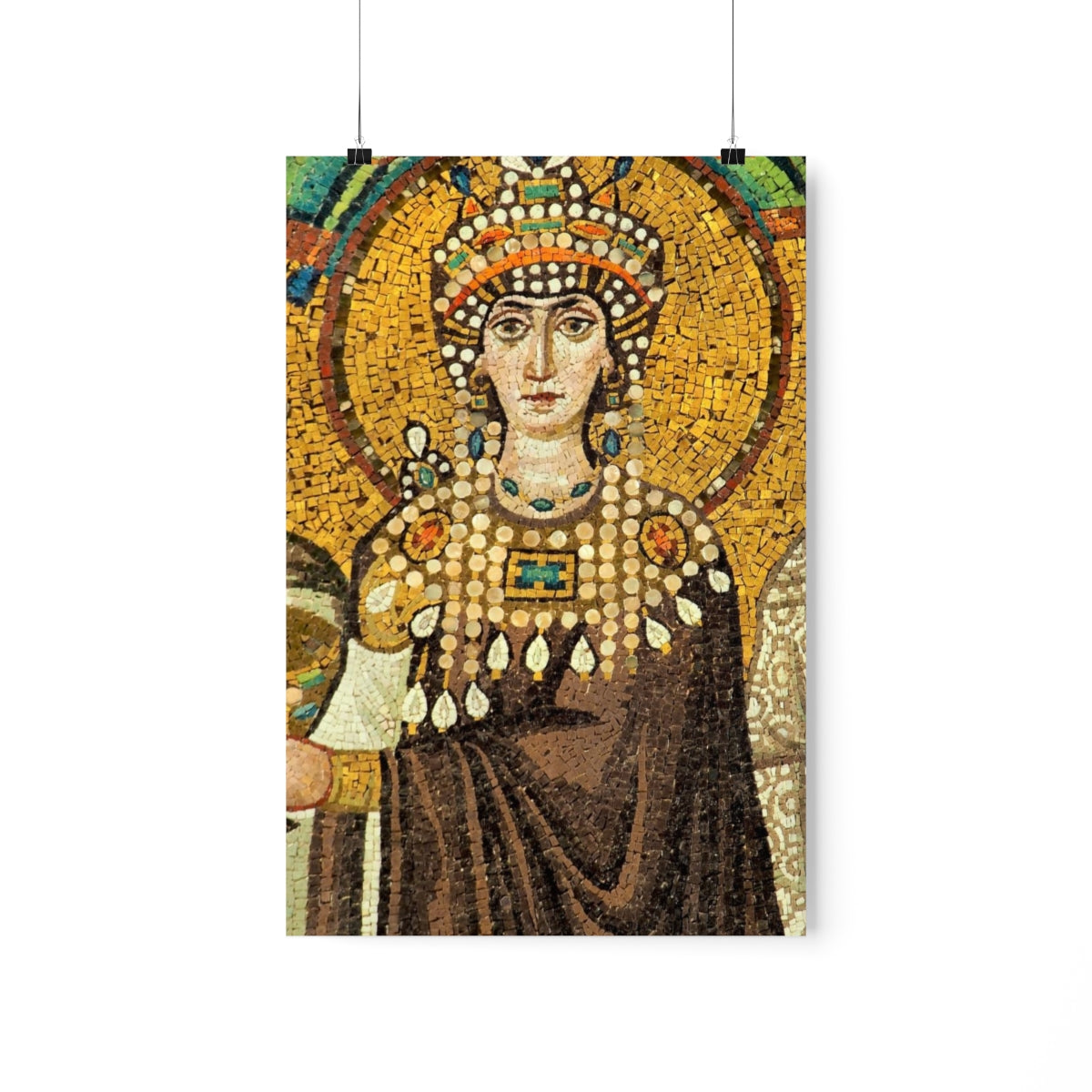 Empress Theodora Portrait Print Poster