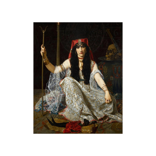 The Sorceress - L Envouteuse Witch Gothic Print Poster