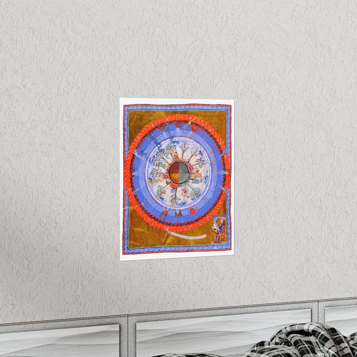 Hildegard Of Bingen Cosmos, Body, And Soul Print Poster