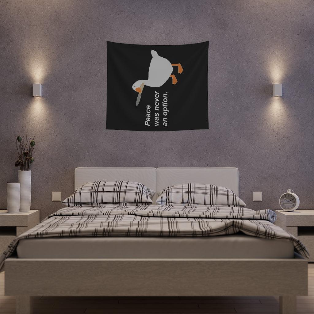 Peace Was Never An Option Wall Tapestry - Art Unlimited