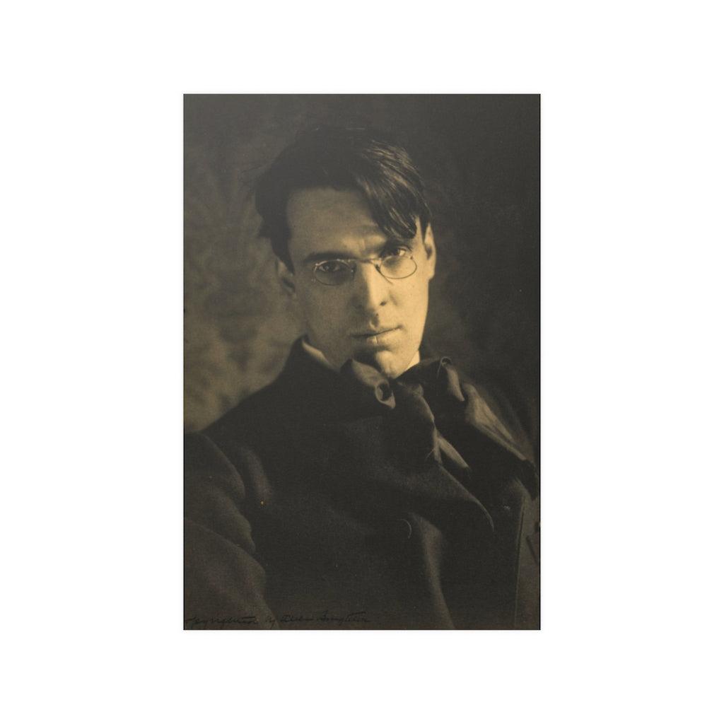William Butler Yeats By Alice Boughton Print Poster - Art Unlimited