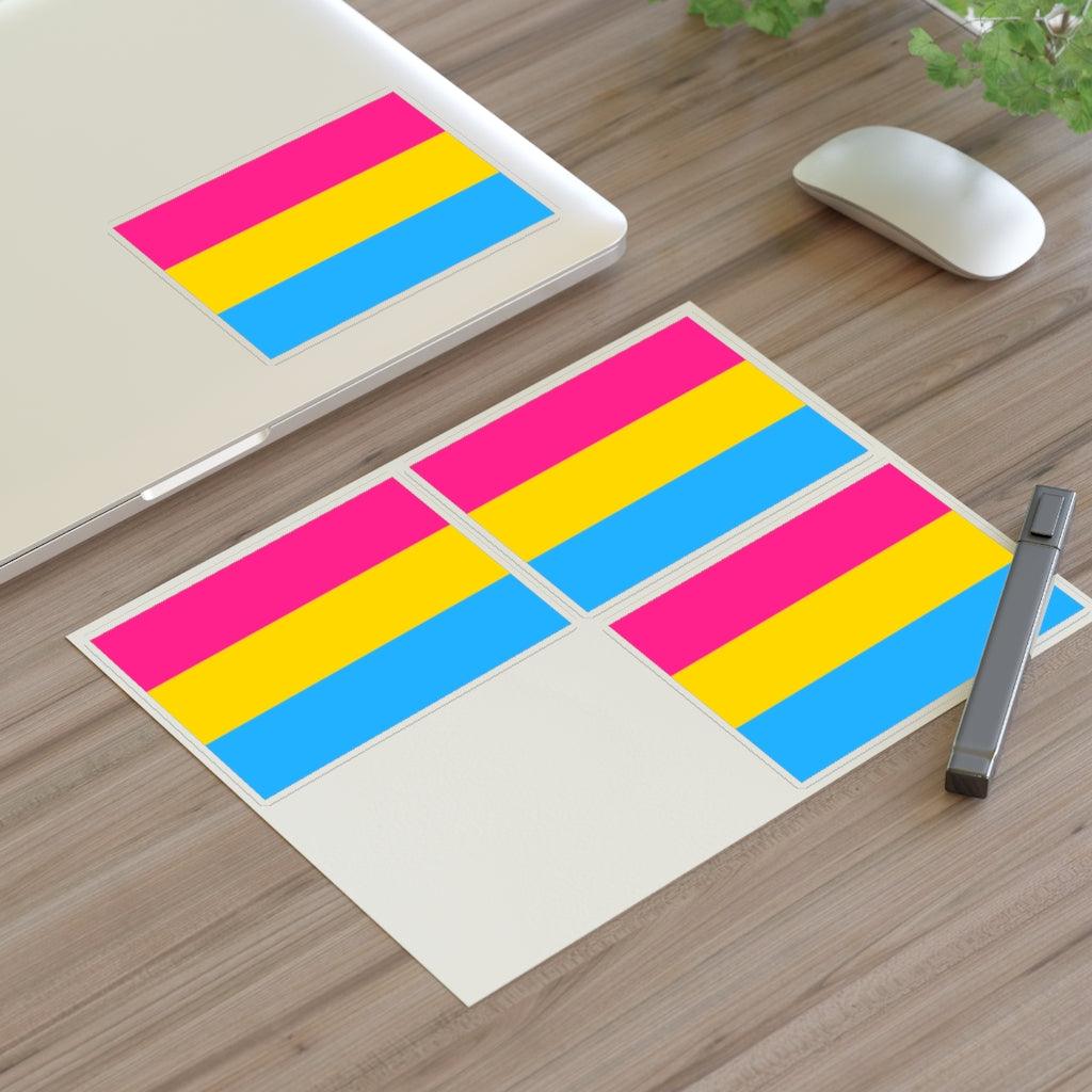 Pansexual Pride Flag Sticker Sheet - Art Unlimited