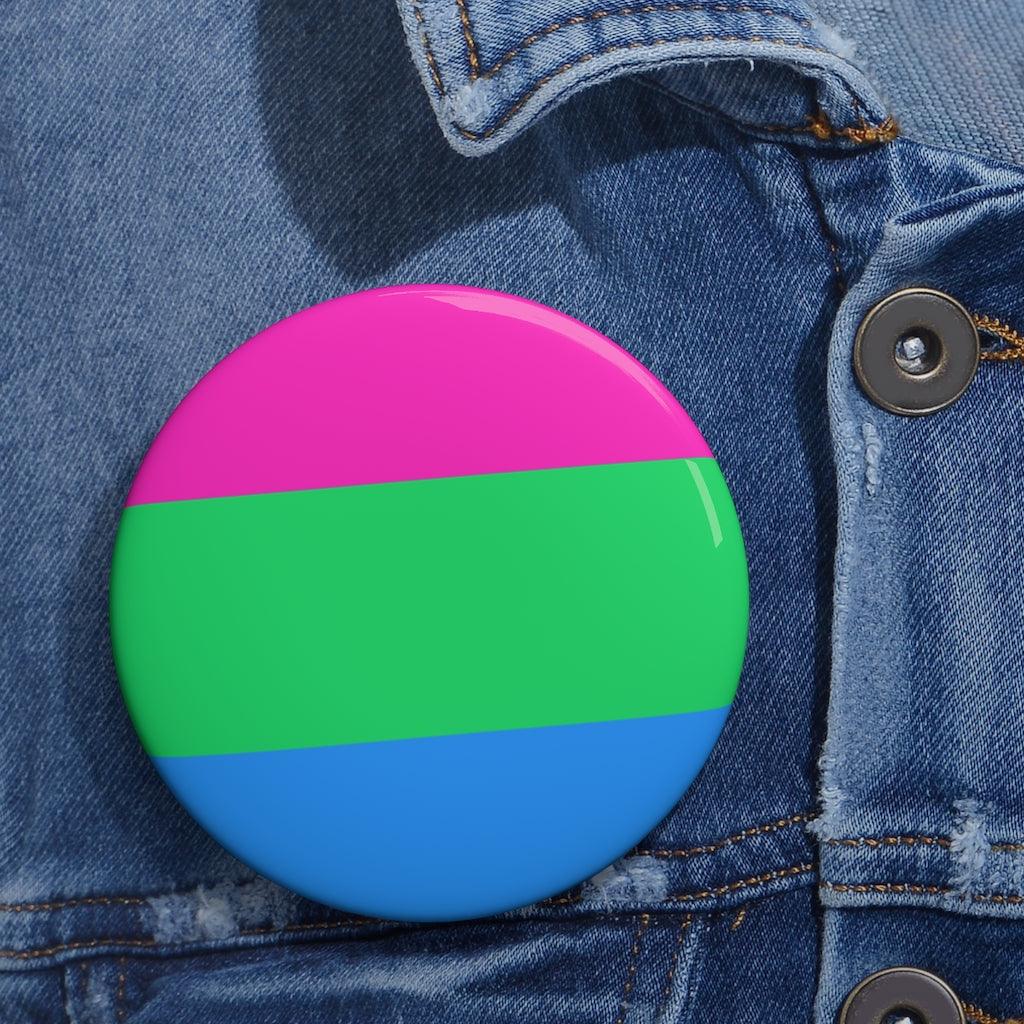 PolySexual Pride Flag Pin Button - Art Unlimited