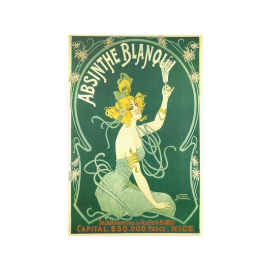 Absinthe Vintage Blanqui Ad Print Poster - Art Unlimited