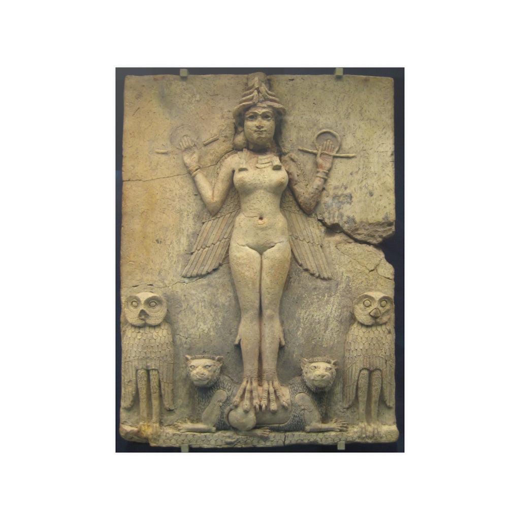 Queen Of The Night - Burney Relief Lilith Print Poster - Art Unlimited