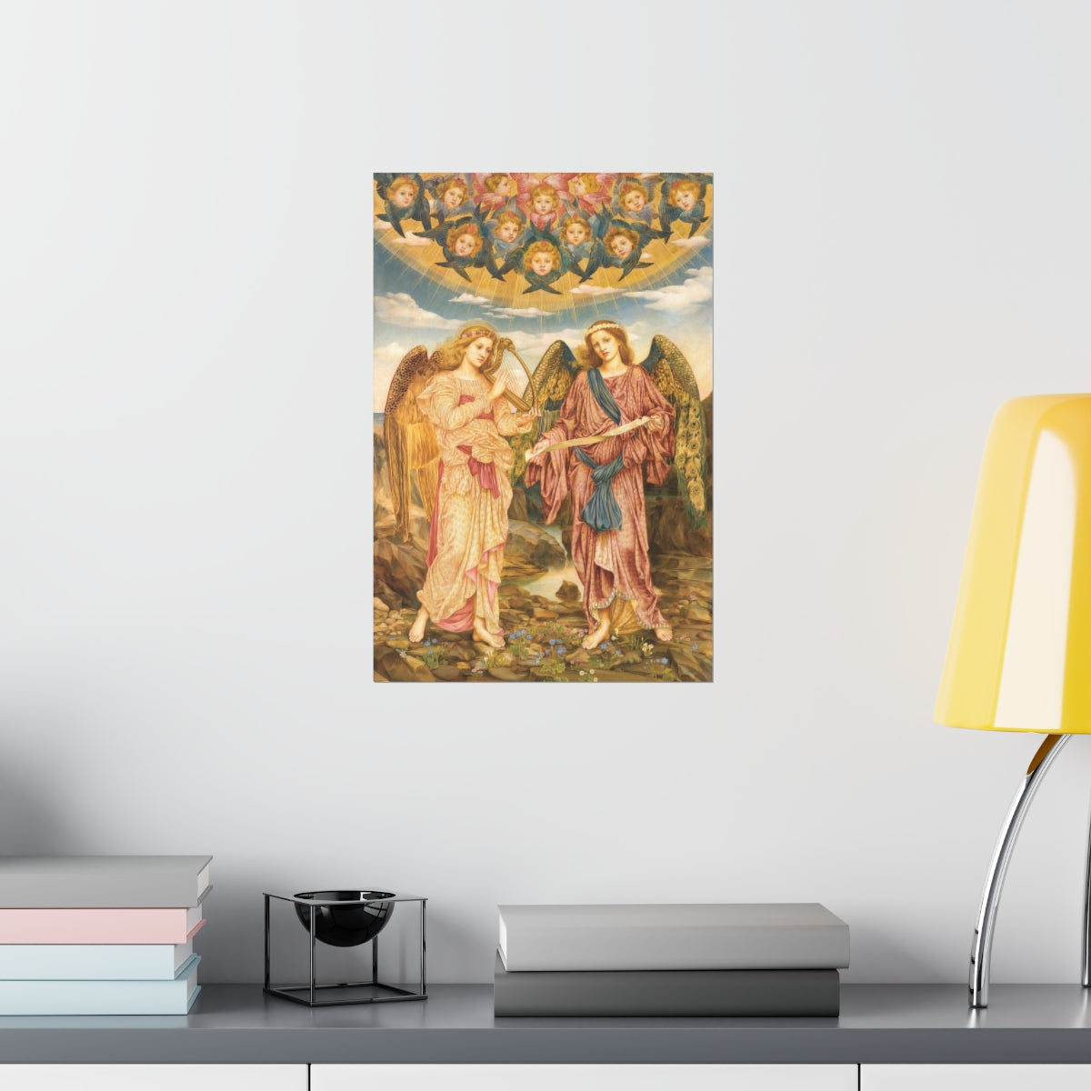 Gloria In Excelsis By Evelyn De Morgan Print Poster