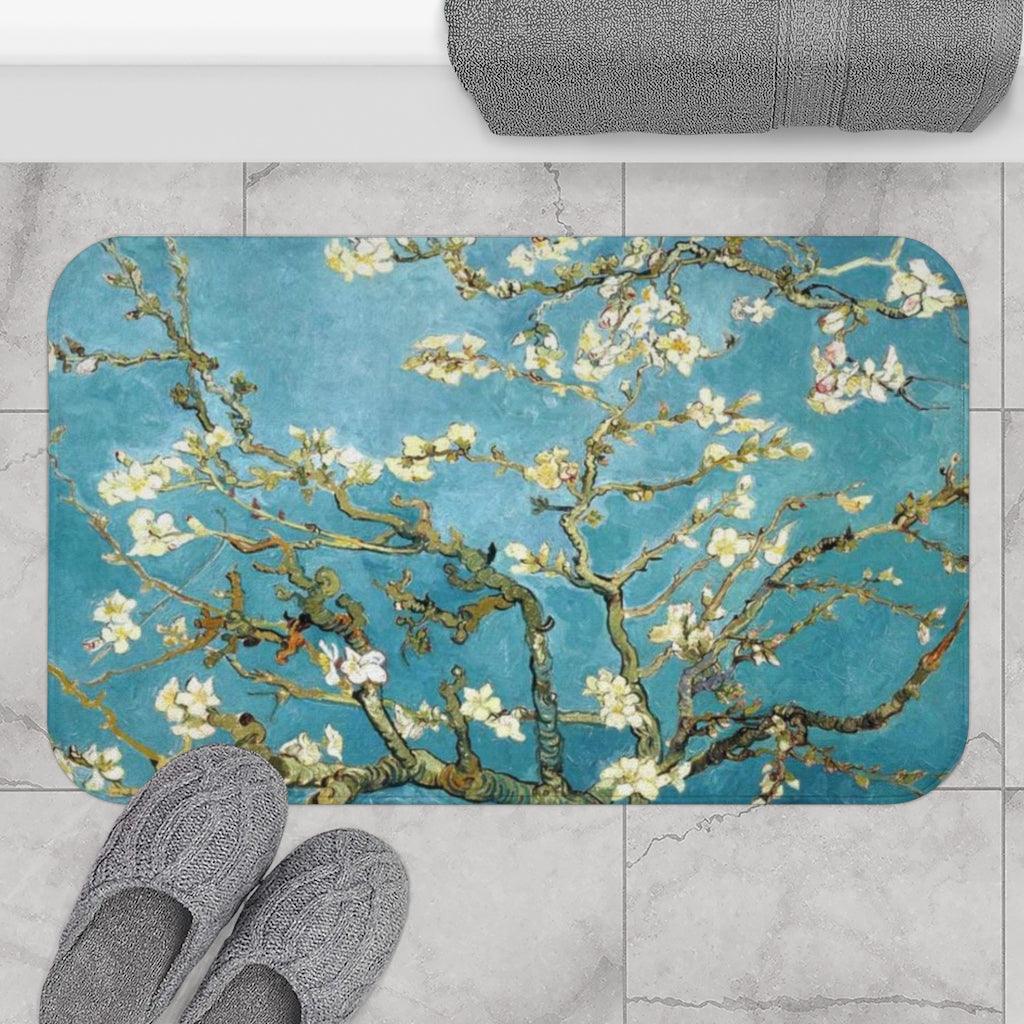 Vincent Van Gogh Almond Blossoms Bath Mat - Art Unlimited