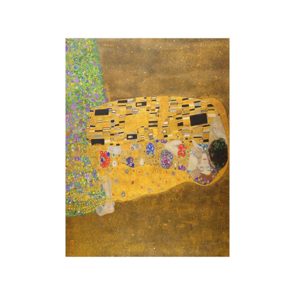 The Kiss By Gustav Klimt Original (High Resolution) Print Poster - Art Unlimited