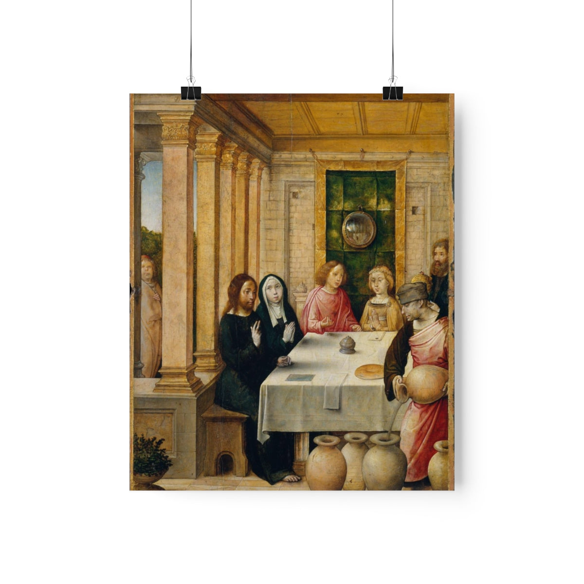 Wedding At Cana By Juan De Flandes Print Poster