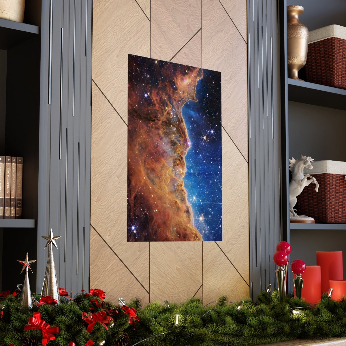 Carina Nebula Deep Field - James Webb Space Telescope Print Poster