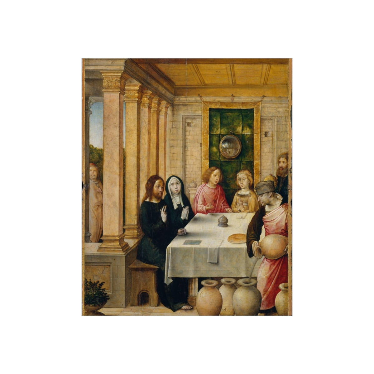 Wedding At Cana By Juan De Flandes Print Poster