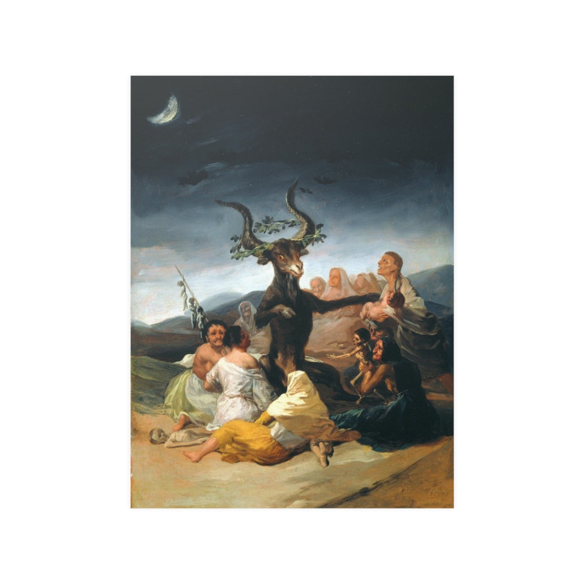 Witches Of Sabbath Francisco Goya Print Poster