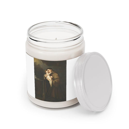 Saint Anthony Of Padua Scented Candle - Art Unlimited