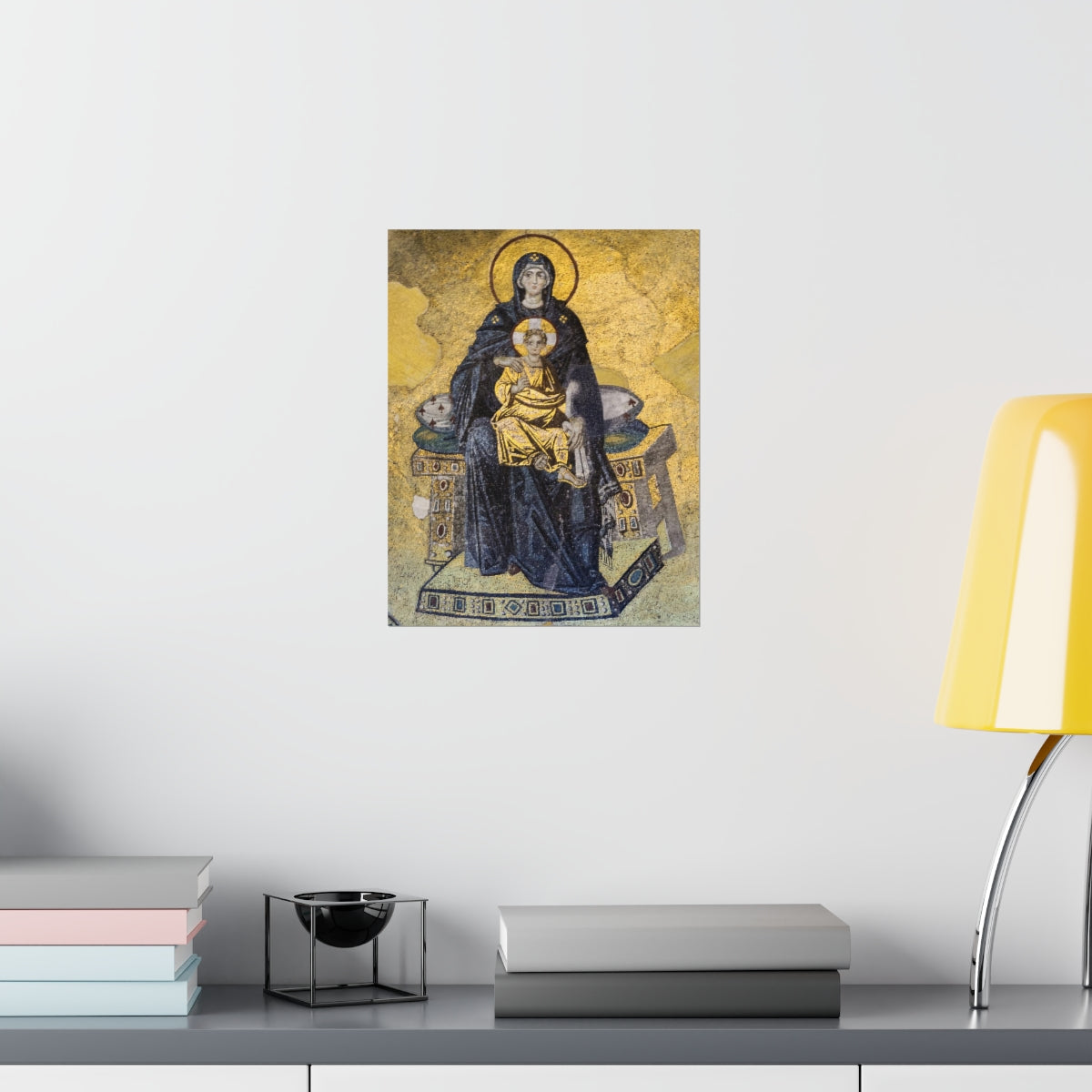 Theotokos The Virgin and Child Hagia Sophia Print Poster