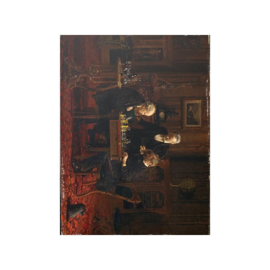 The Chess Players By Thomas Eakins Print Poster - Art Unlimited