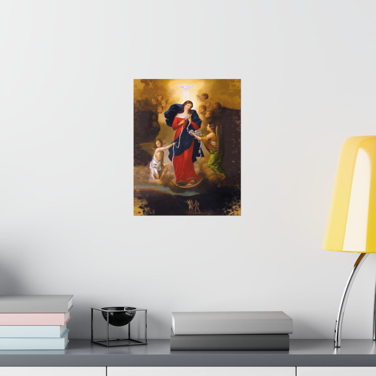 Our Lady Undoer Of Knots Portrait Print Poster