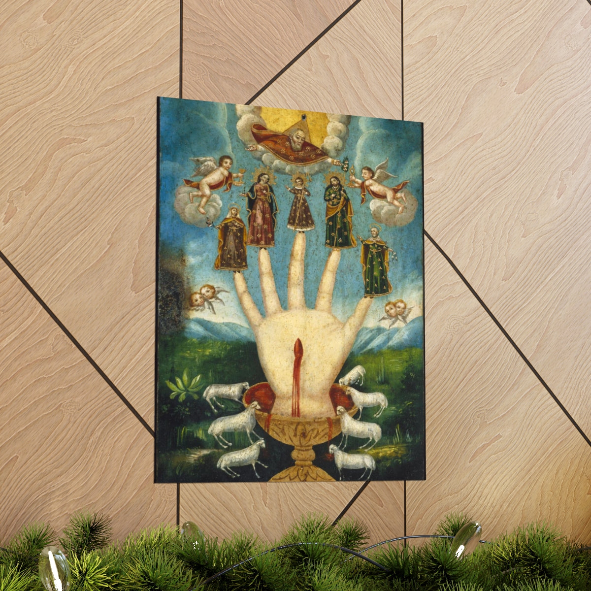 The All Powerful Hand Or The Five Persons Unknown Print Poster