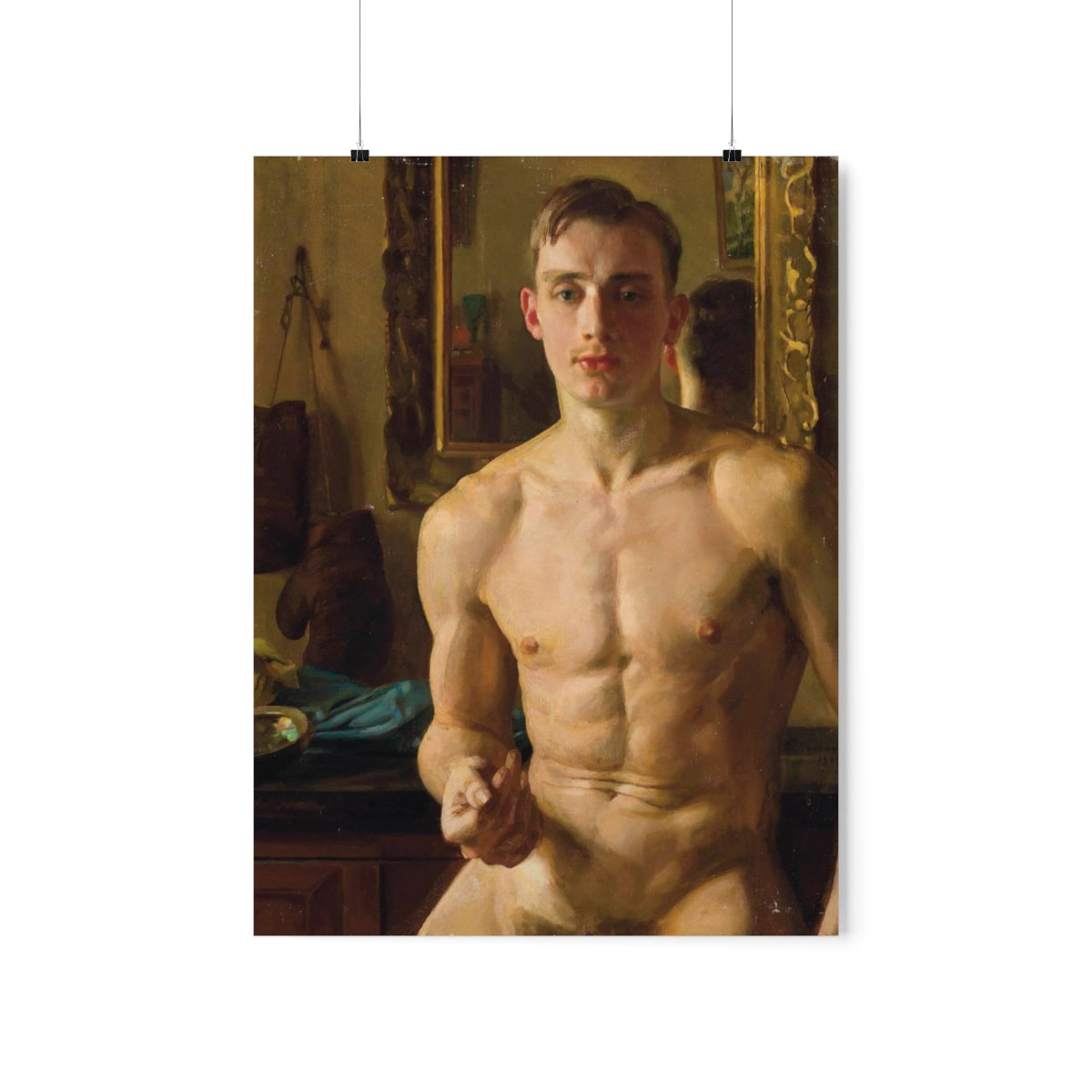 Konstantin Somov - The Boxer Print Poster