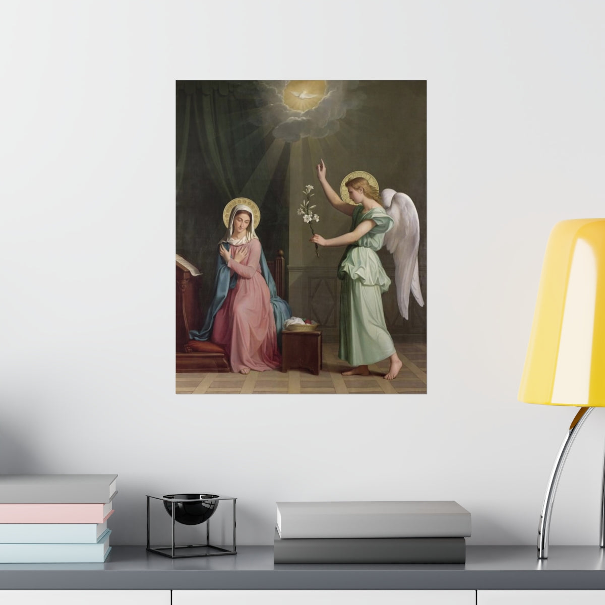 The Annunciation Auguste Pichon Print Poster