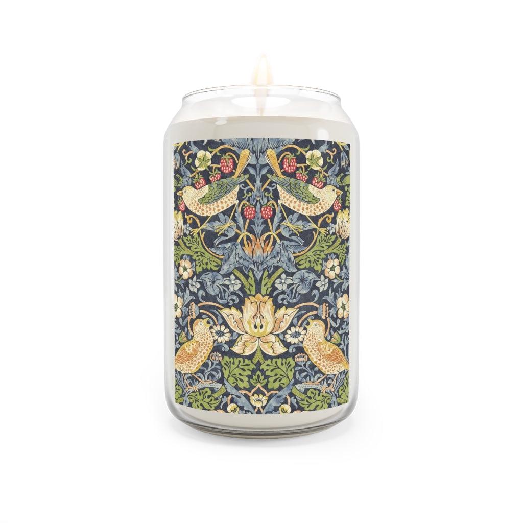 William Morris Strawberry Thief Candle - Art Unlimited