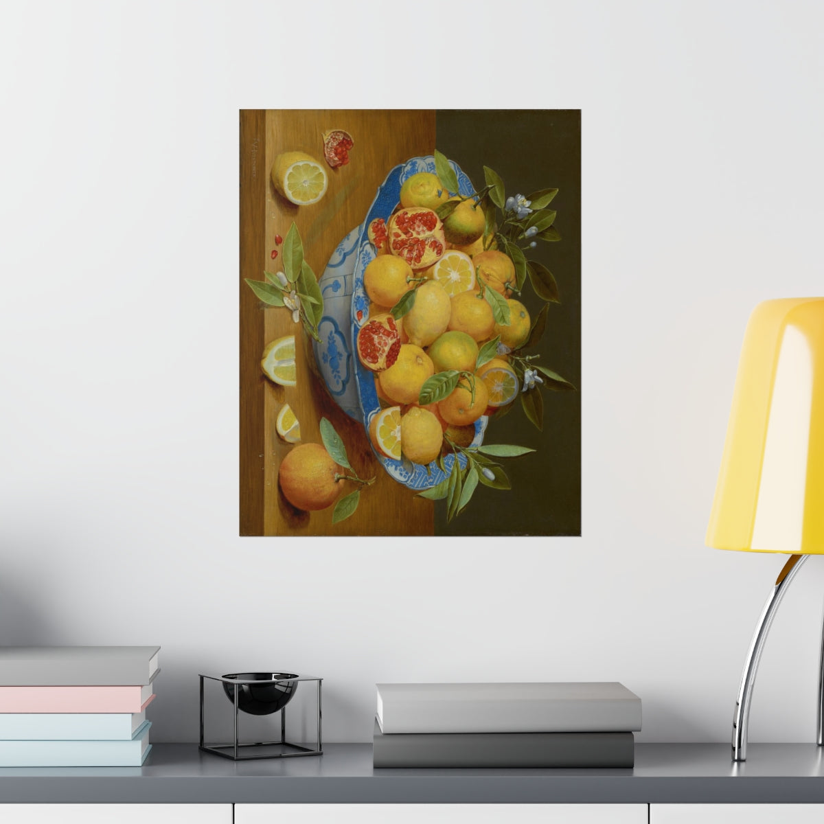 Jacob Van Hulsdonck - Still Life With Lemons Oranges And A Pomegranate Print Poster