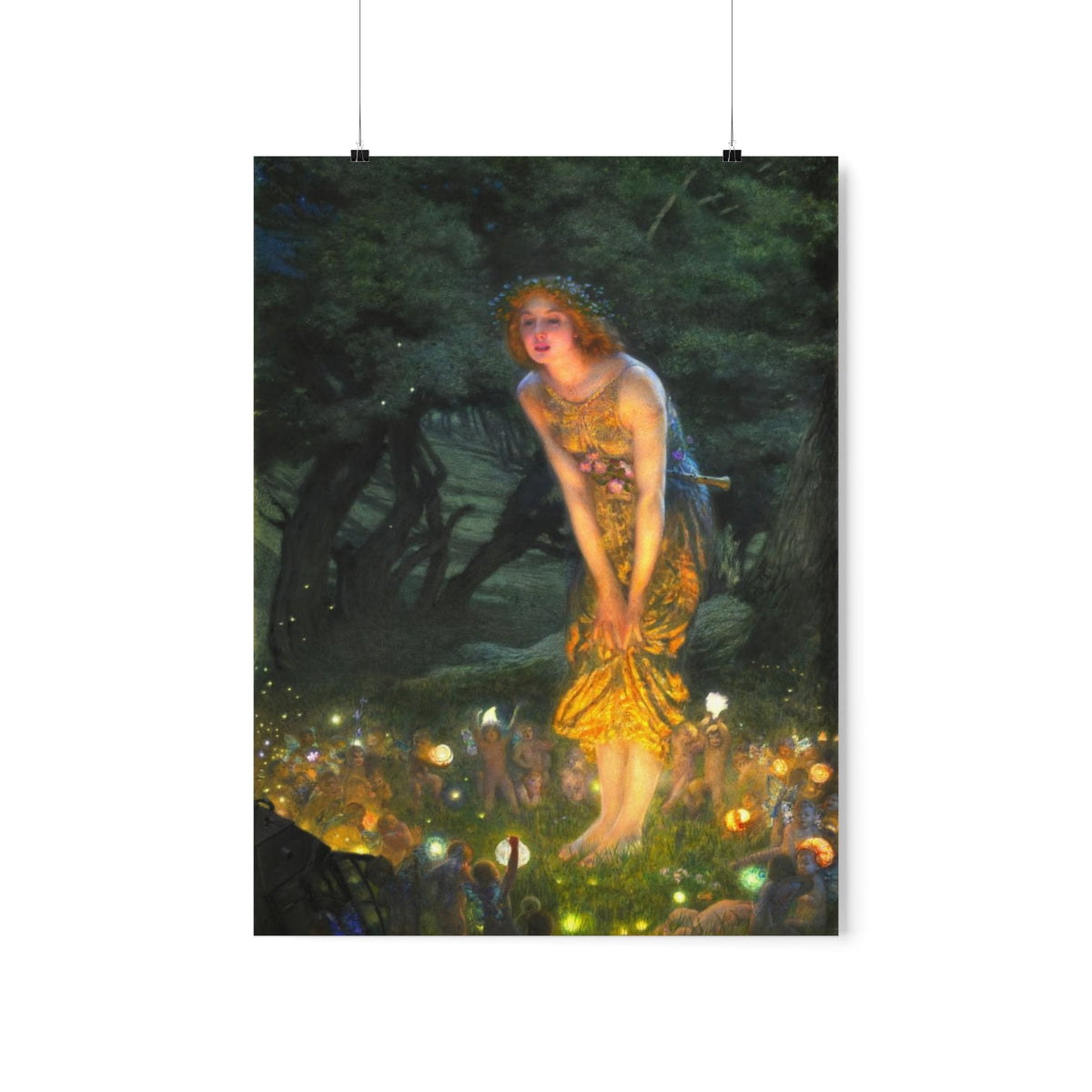 Midsummer Eve Edward Robert Hughes 1908 Print Poster