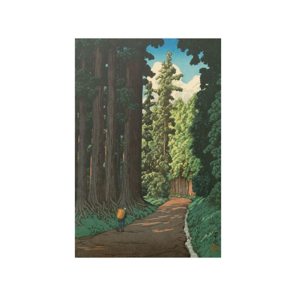 Road To Nikko By Kawase Hasui Print Poster - Art Unlimited